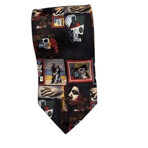 VTG '95 Pablo Picasso "Studies" Neck‎ Tie 1920 Spadem Silk Hand Made in Italy